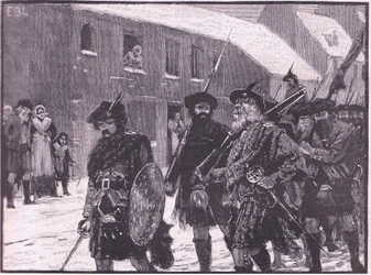 Retraite des Highlanders AD 1716