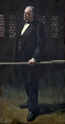 Charles Bradlaugh au barreau de la Chambre des communes, c.1892-93