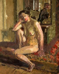 Intérieur avec nu