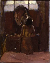 Nu devant un miroir, Mornington Crescent