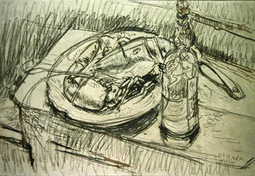 Nature morte avec homard