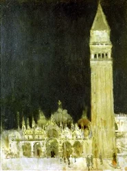 Le Campanile, Venise, vers 1896-97