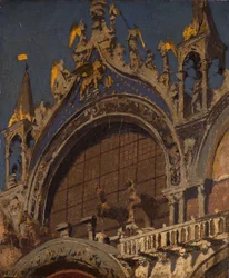 Les chevaux de Saint-Marc, Venise, 1905-06