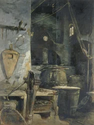 Fonderie de cloches, Allemagne, vers 1874