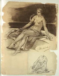Fille avec cygne