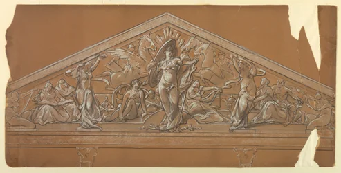 Industrie et commerce (conception pour fronton)