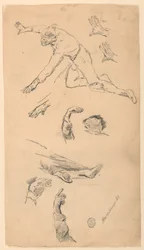 Études de mains et de figures