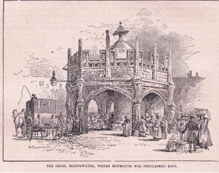 La Croix, Bridgewater, où Monmouth fut proclamé roi en 1685