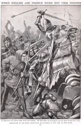 Quand les Français et les Anglais se sont battus à Azincourt, illustration de 