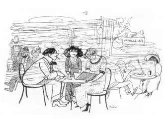 Littérateurs au Café des Westens