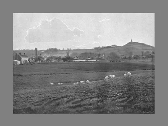 Glastonbury et le Tor, vers 1900