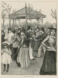 Dimanche à Victoria Park (gravure)