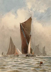 Barges sur la Tamise