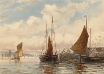 Luggers de Penzance à Newlyn