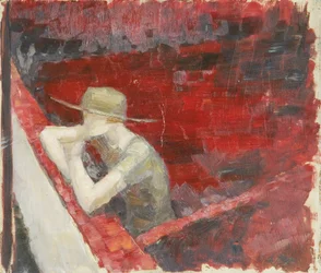 Dame au mur
