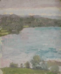 Paysage au bord du lac