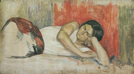 Femme allongée