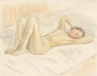 Nu féminin couché