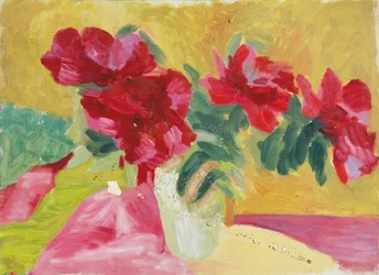 Nature morte avec pivoines
