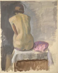 Nu féminin de dos