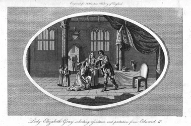 Lady Elizabeth Gray sollicitant l