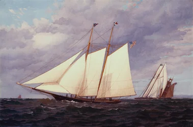 Le Cornelia à la régate du New York Yacht Club, 11 juin