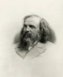 Portrait de Dmitri Ivanovich Mendeleev