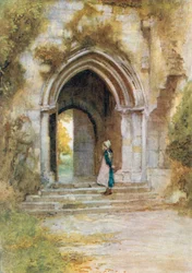 Abbaye de Beaulieu : Porte de l