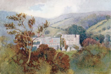 Abbaye de Buckfast (lithographie couleur)