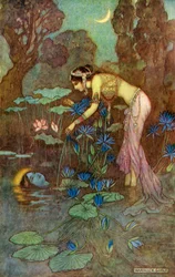 Sita trouve Rama parmi les fleurs de lotus, 1913