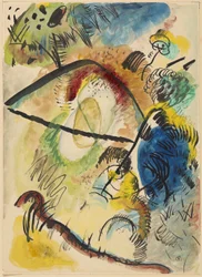 Aquarelle IX (Avec des traits noirs)