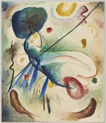 Aquarelle avec trait