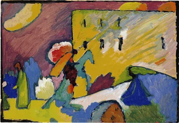 Étude pour improvisation 3. Peinture de Vassily Kandinsky