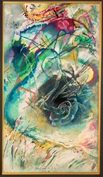 Improvisation sans titre (painting on canvas)