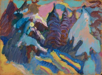Kochel - Arbres enneigés