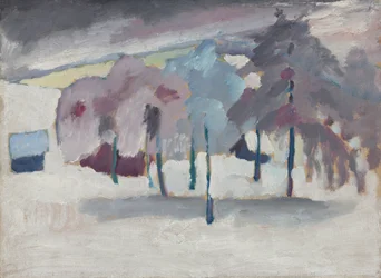 Murnau - Arbres dans la neige