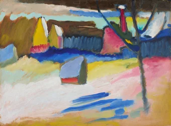 Murnau - Paysage avec arbre dénudé