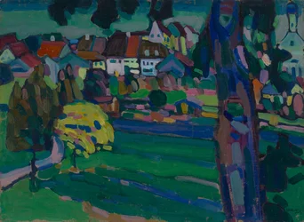 Murnau - Étude pour « Paysage avec tronc d