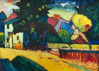 Murnau – Paysage avec maison verte