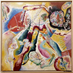 Peinture avec tache rouge, 1914