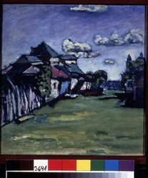 Près de Moscou. Peinture de Vassily Kandinsky