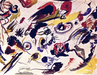 La première aquarelle abstraite