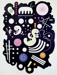 "Noir bigarré" par Kandinsky