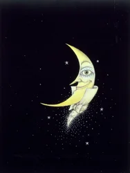 Night Out (crayon et crayon de couleur sur papier)