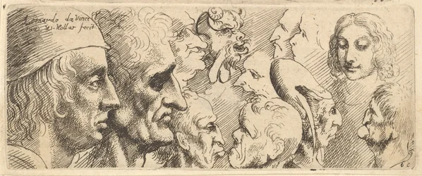 Une variété de têtes, 1625-77