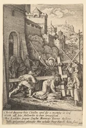 Portant la croix