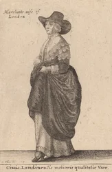 Ciuis Londinensis Melioris Qualitatis Vxor, 1643