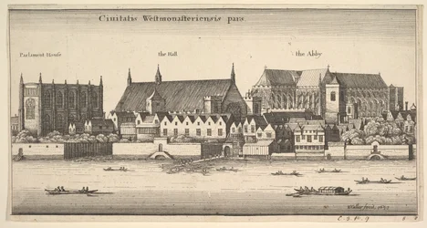 Ciuitatis Westmonasteriensis pars Westminster depuis la rivière