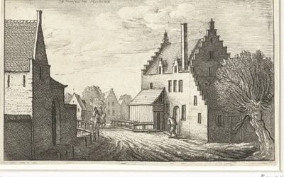 Rue de village à Hemsen près de Malines (Vues des villes européennes)