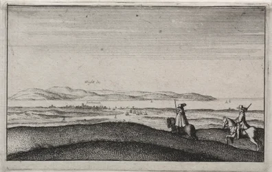 Vues anglaises : Île de Wight depuis Portsmouth